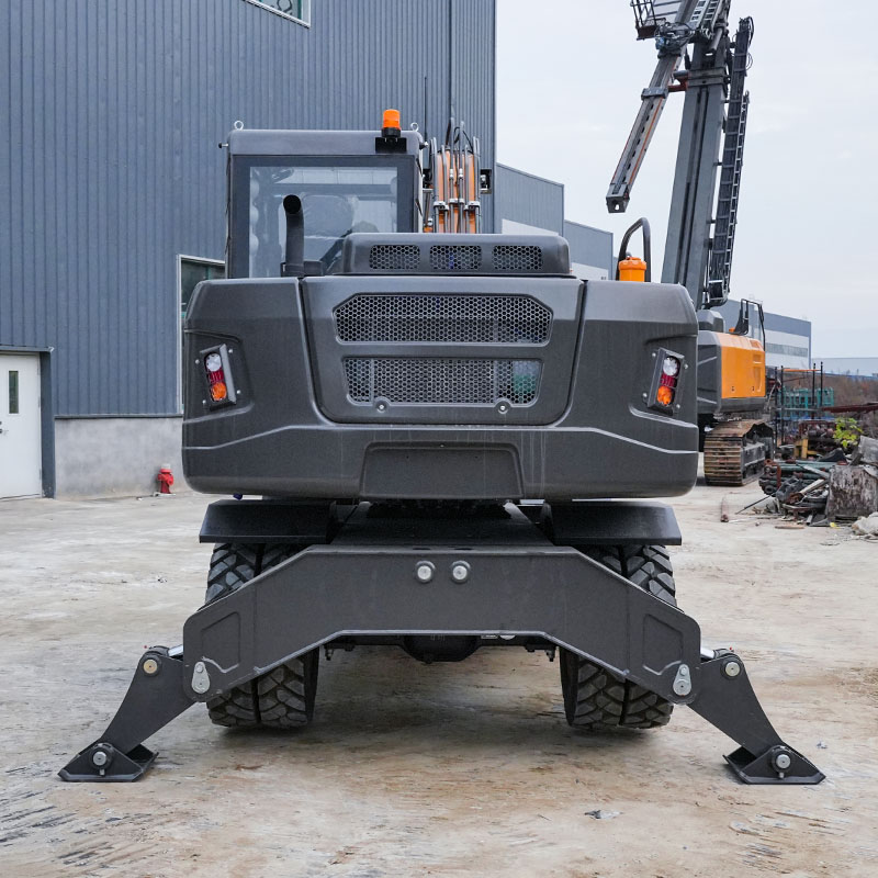 7.5 Ton Small Wheeled Excavator for High Productivity and Low Operating Cost