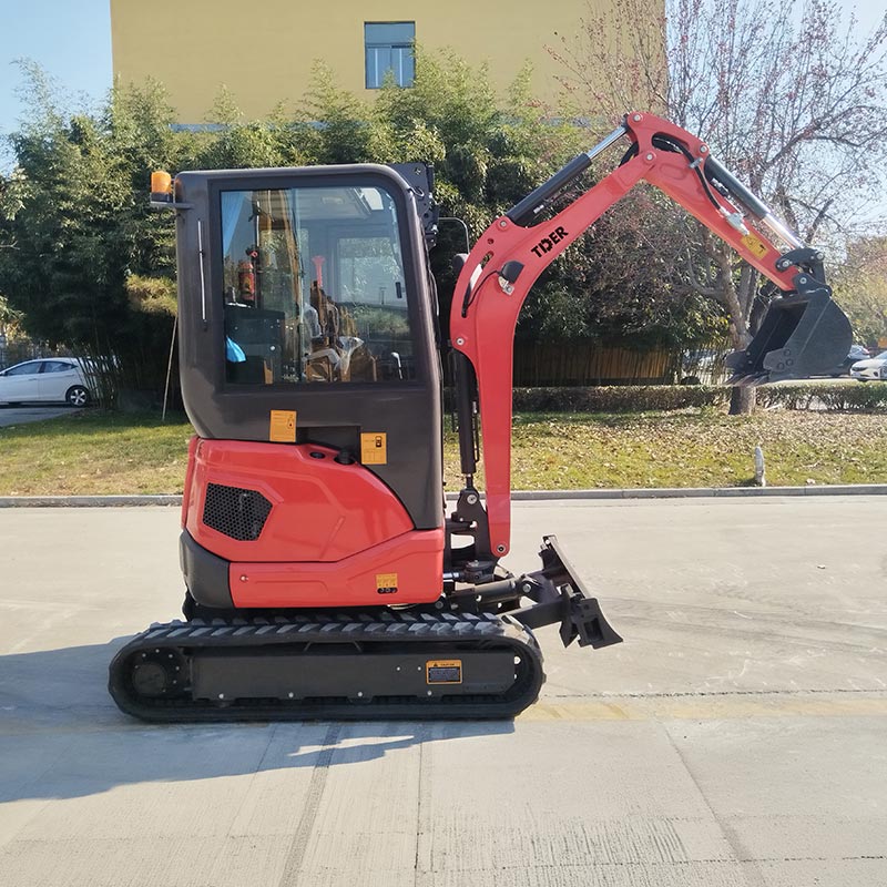3 Ton Zero Tail Mini Excavator with Enclosed Cab & A/C