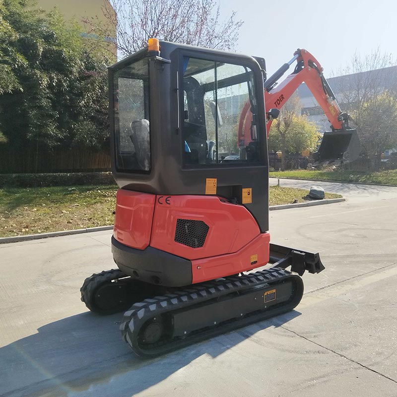 3 Ton Zero Tail Mini Excavator with Enclosed Cab & A/C