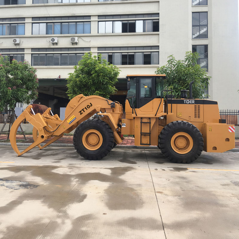 10 Ton Wheeled Log Loader for Timber Yard Operations