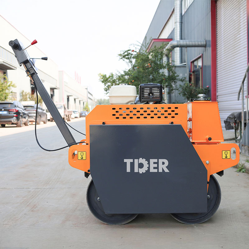 600kg Walk Behind Double Drum Roller with Japanese Engine