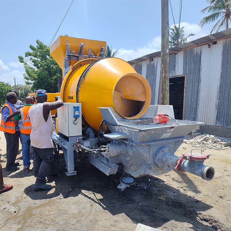 Concrete Mixer And Pump