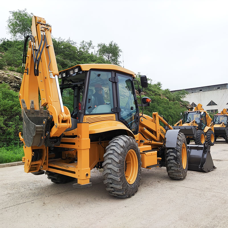 2.5 Ton Backhoe Loader with Three Steering Modes