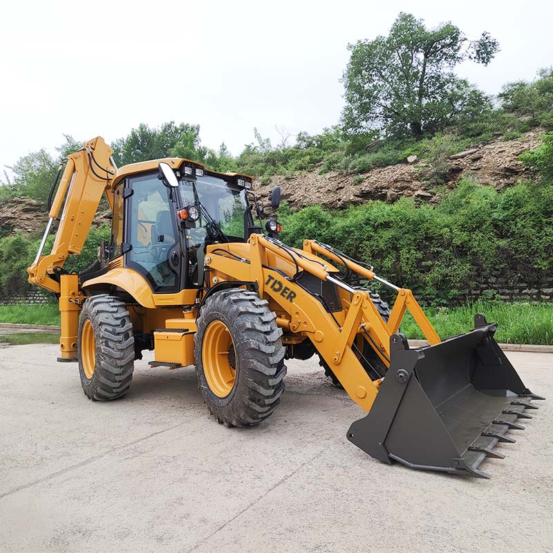 2.5 Ton Backhoe Loader with Three Steering Modes