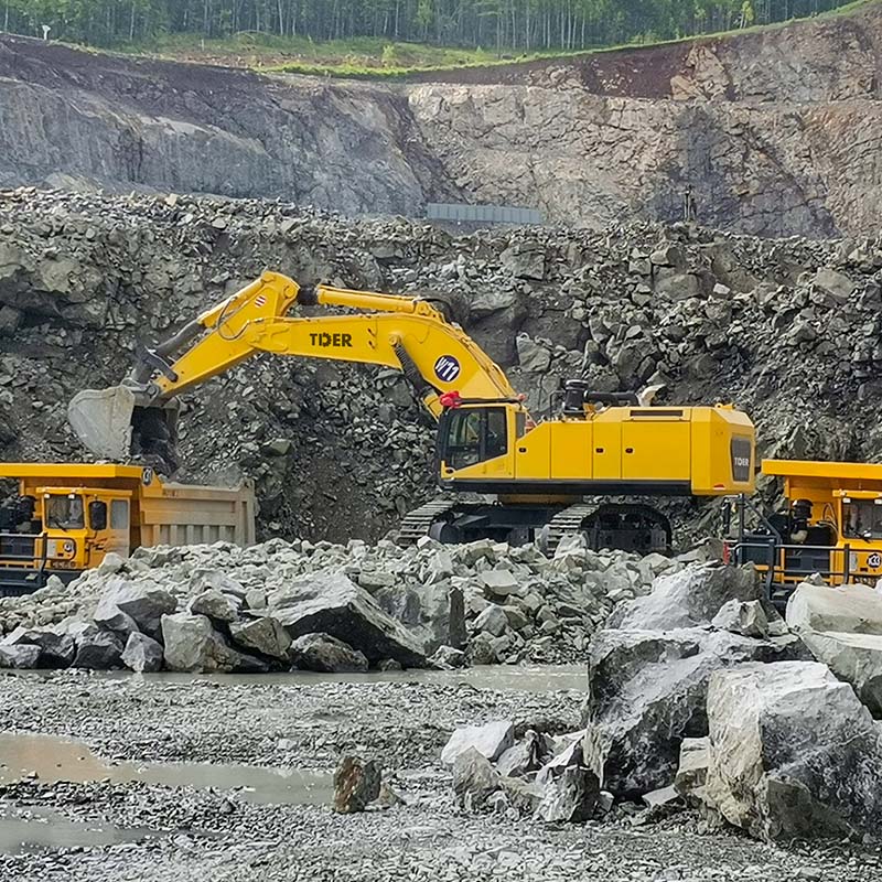 100 Ton Heavy-Duty Excavator With Scania Power